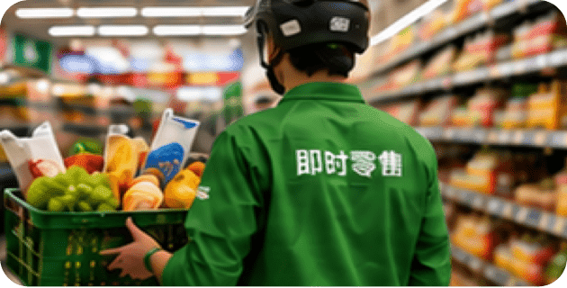 场景即时零售配送行业配图