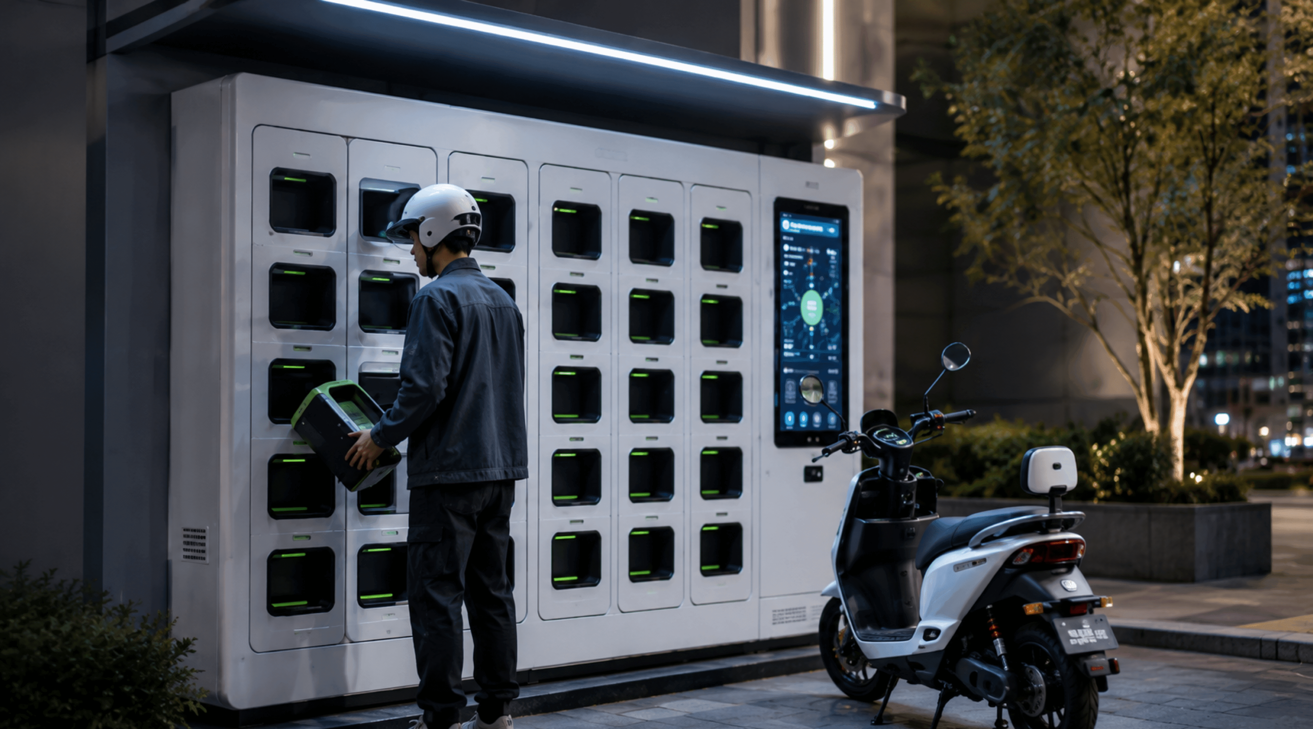 骑圈智能充换电banner